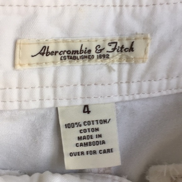Abercrombie & Fitch Cream Capri Pants - Picture 3 of 4